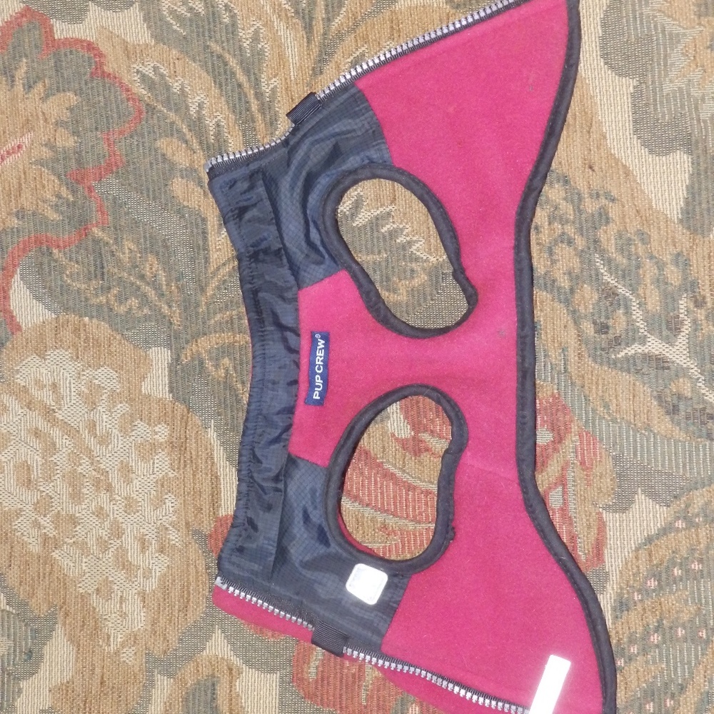 red and black jacket for small dog